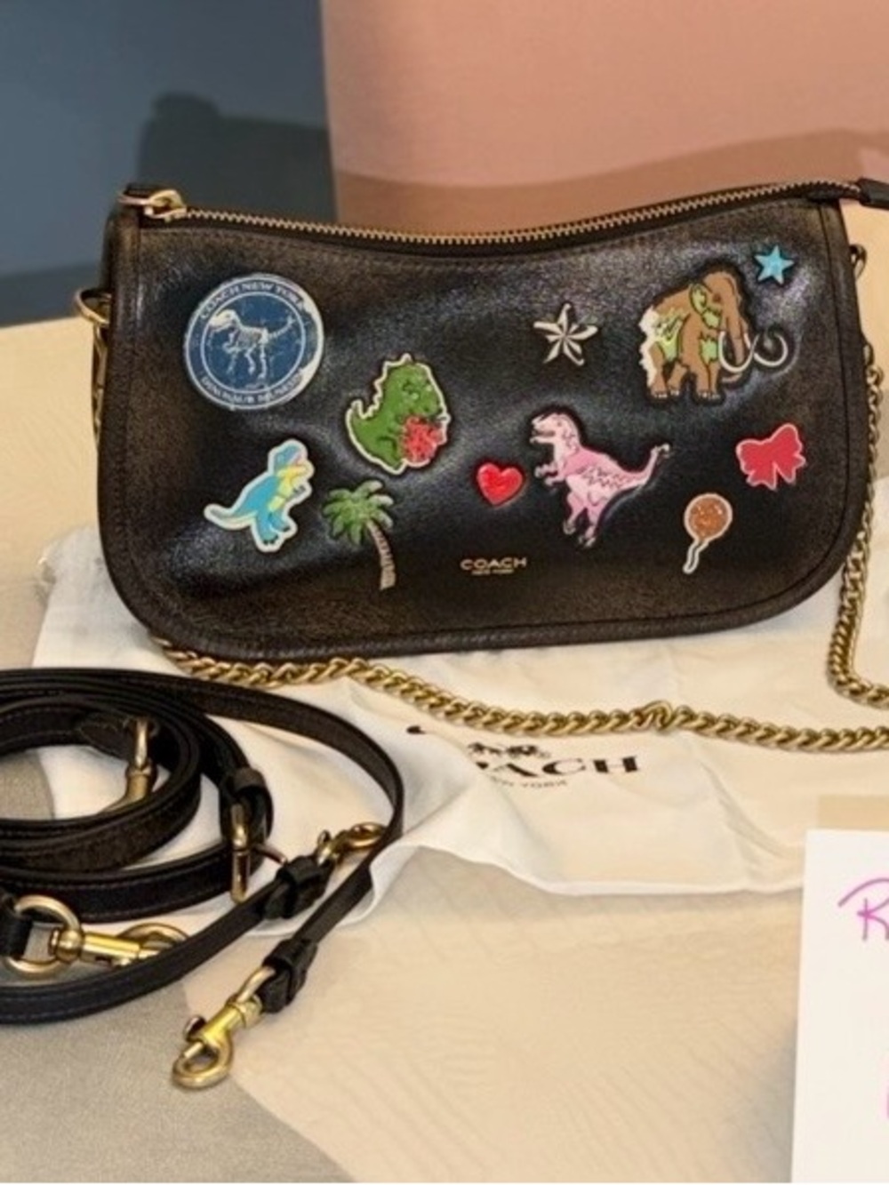 COACH Loved Leather Rexy 10th Bday Waverly